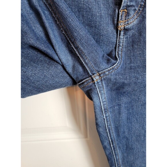 Old Navy Womens Sky-Hi Straight Jeans Size 14 Extra High-Rise Button Fly - Picture 4 of 6